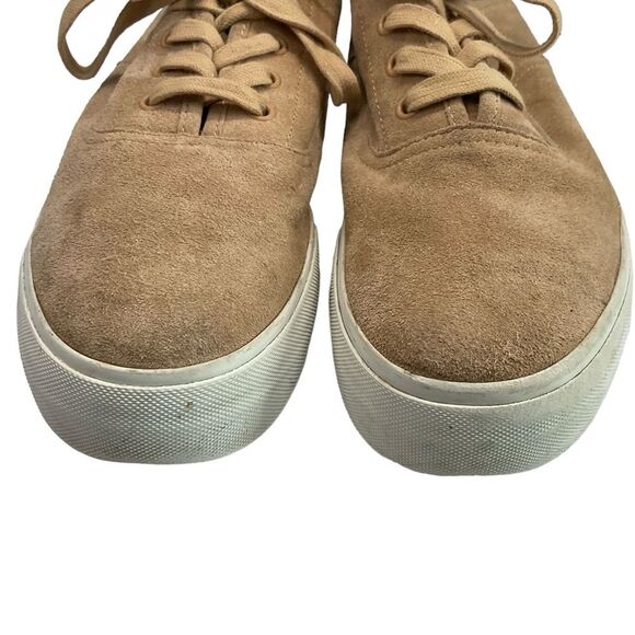 Vince Tan Suede Platform Low Top Sneakers Size 8.5 - Picture 4 of 14